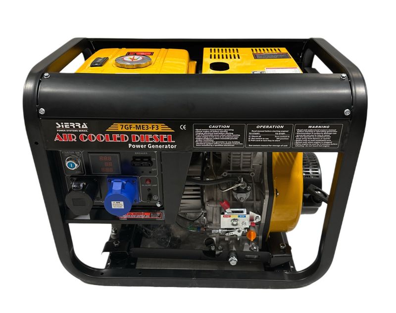 3 fas 230V - Dieselaggregat 7000Watt