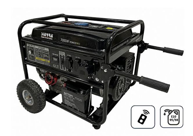 Hovedbilde Bensinaggregat 7000W, med ...